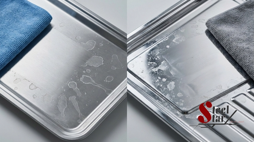 نمایش لکه آب روی آبچکان ها