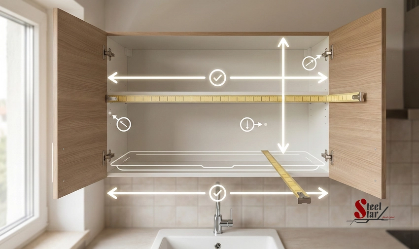 راهنمای اندازه گیری یونیت آبچکان